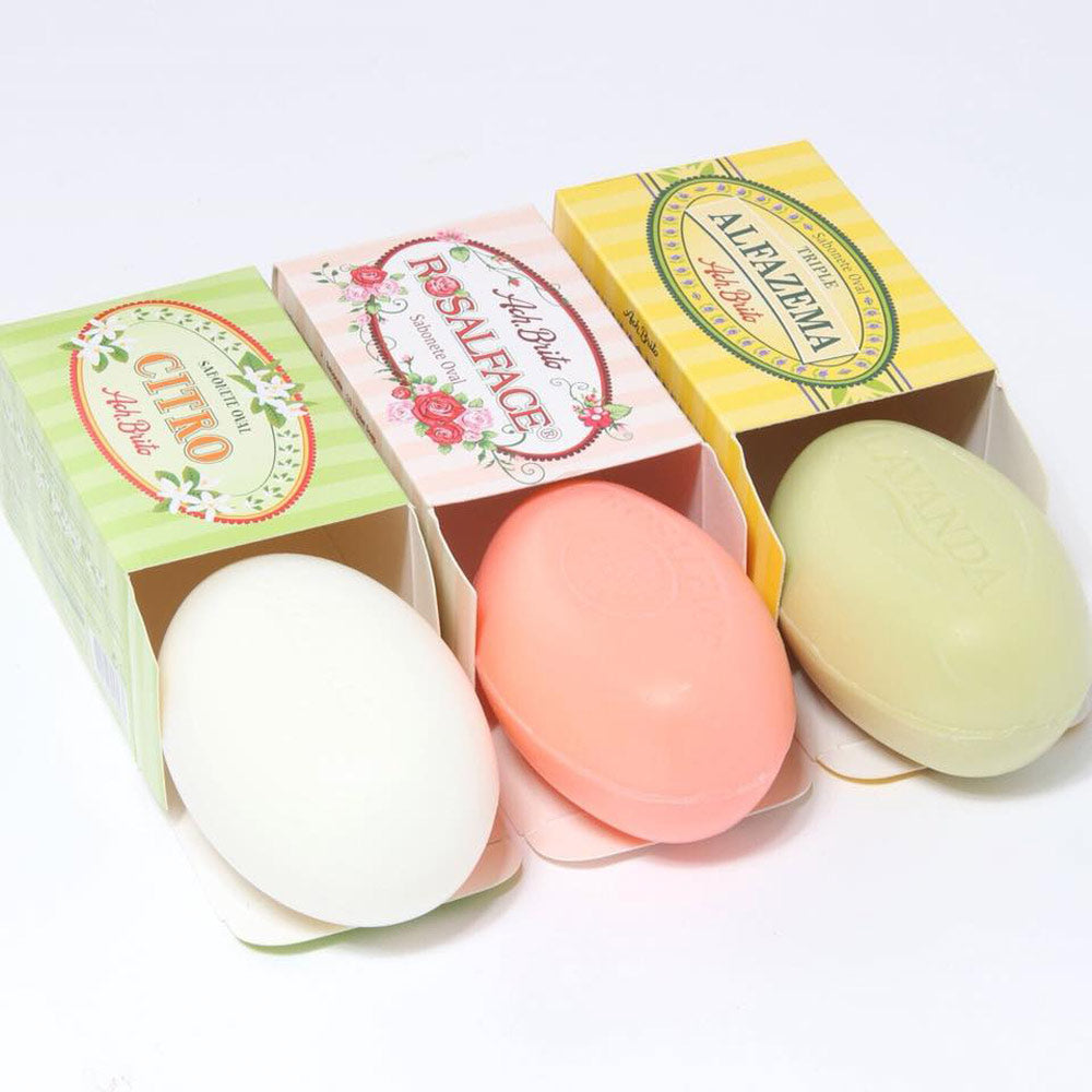 FLORES. Sabonetes em formato seixo (150g)