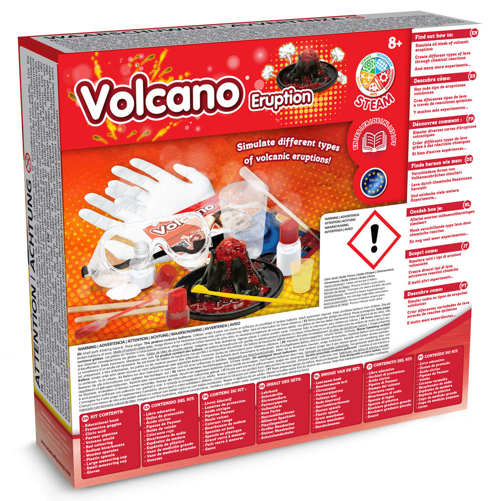 VOLCANIC ERUPTION GAME. Jogo didático para crianças