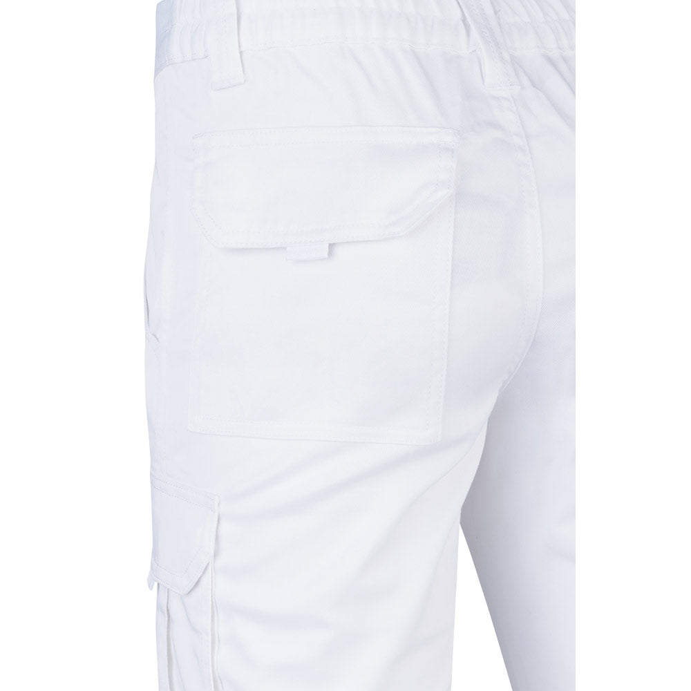 VL LUGH. Calças stretch multibolsos (240g/m²) em algodão (46%), EME (38%) e poliéster (16%)