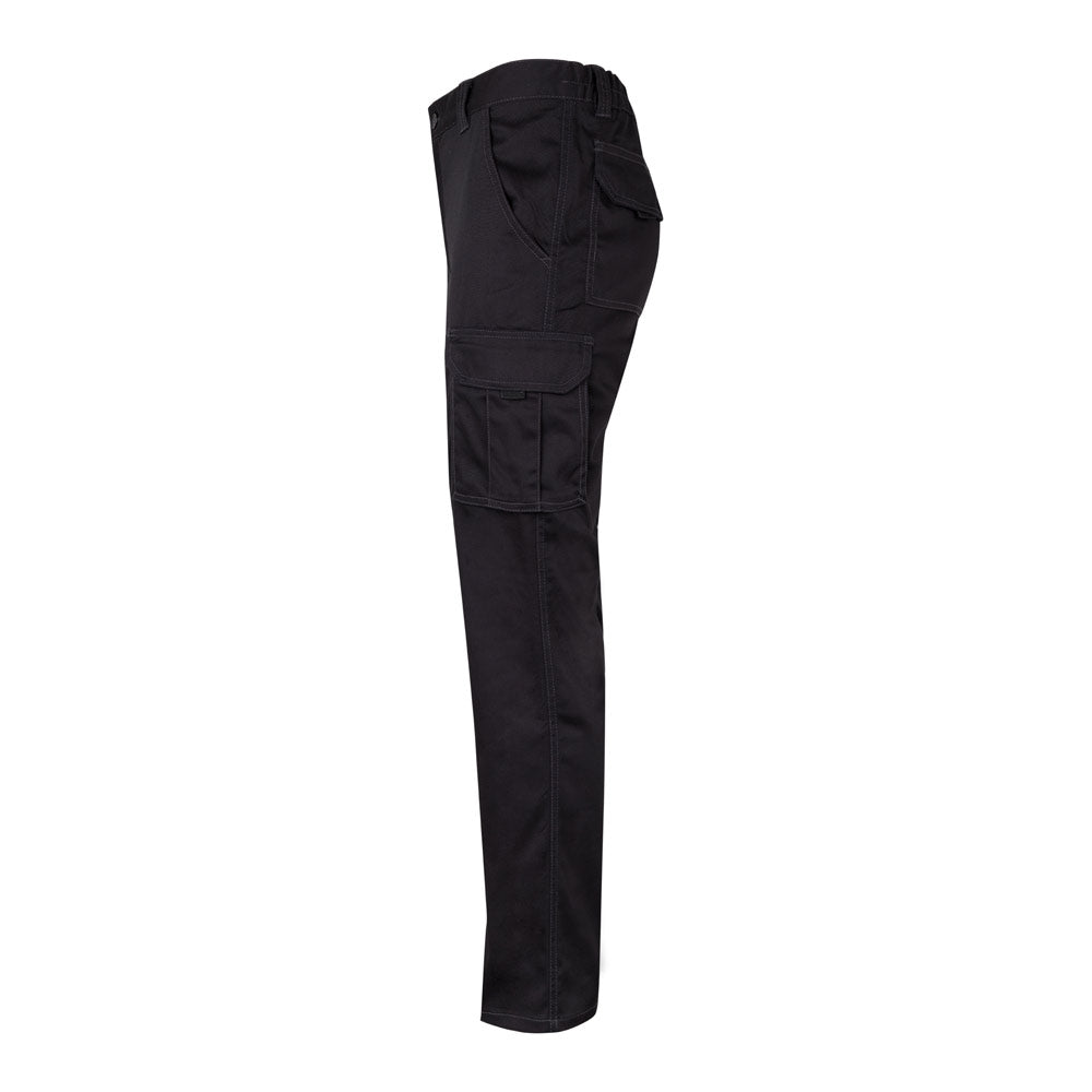 VL PAN. Calças stretch multibolsos (290g/m²), em algodão (46%), EME (38%) e poliéster (16%)