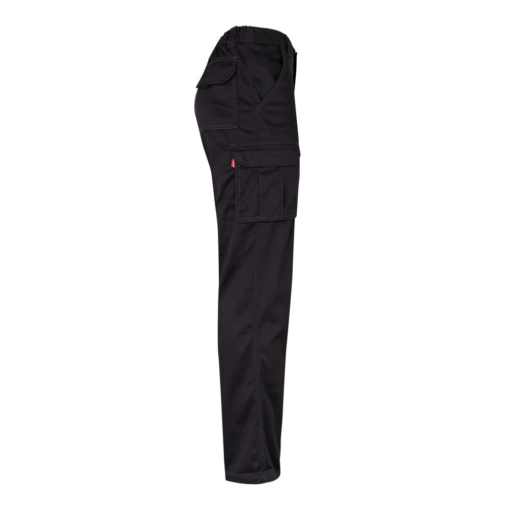 VL PAN. Calças stretch multibolsos (290g/m²), em algodão (46%), EME (38%) e poliéster (16%)