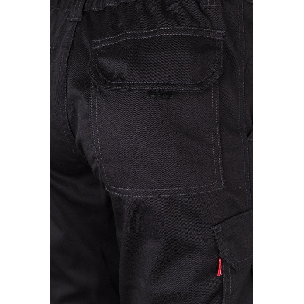 VL PAN. Calças stretch multibolsos (290g/m²), em algodão (46%), EME (38%) e poliéster (16%)