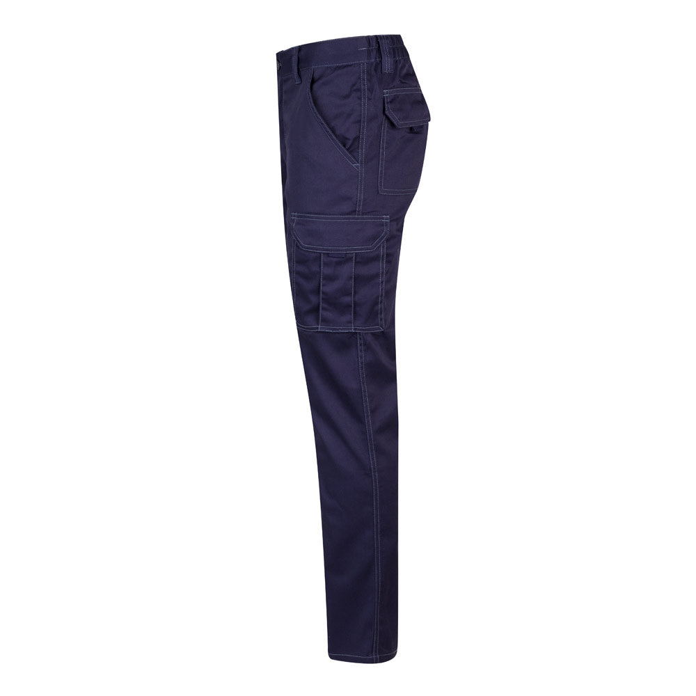 VL PAN. Calças stretch multibolsos (290g/m²), em algodão (46%), EME (38%) e poliéster (16%)