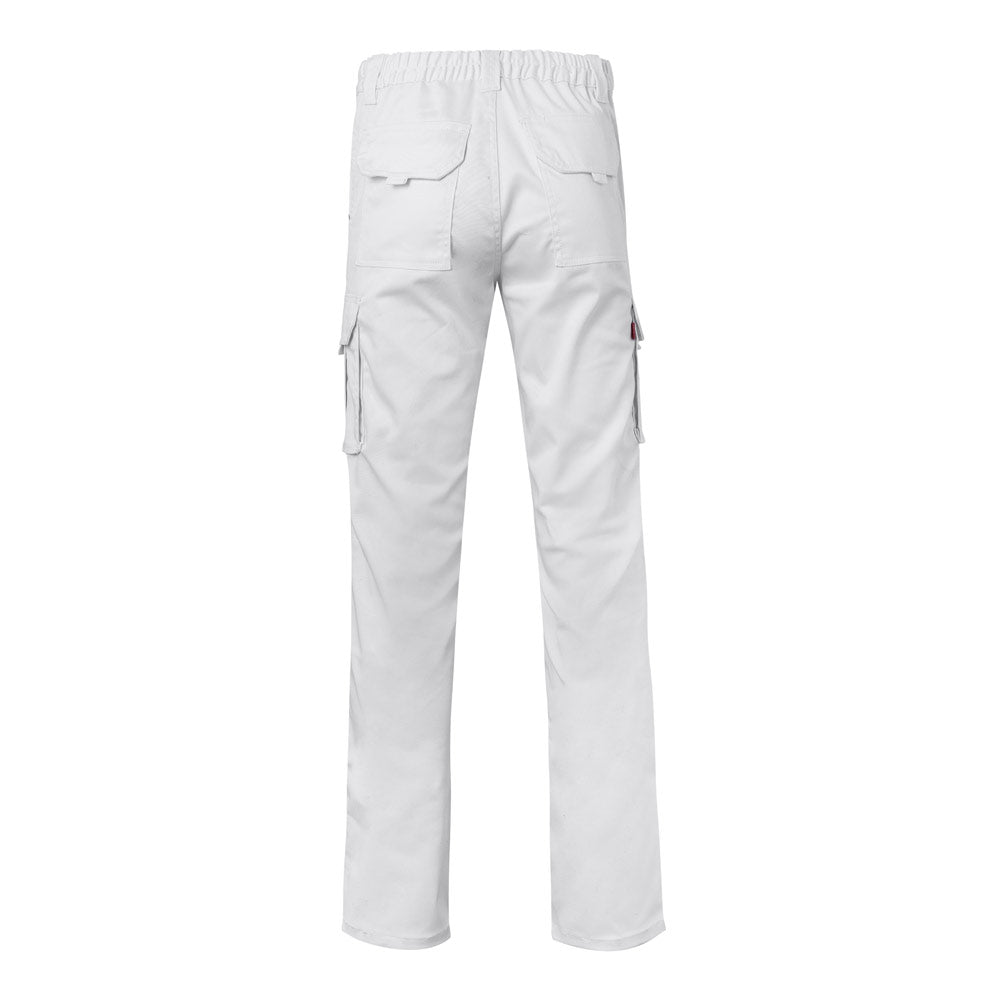 VL PAN. Calças stretch multibolsos (290g/m²), em algodão (46%), EME (38%) e poliéster (16%)