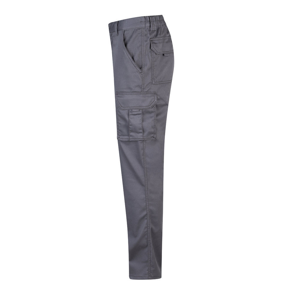 VL PAN. Calças stretch multibolsos (290g/m²), em algodão (46%), EME (38%) e poliéster (16%)