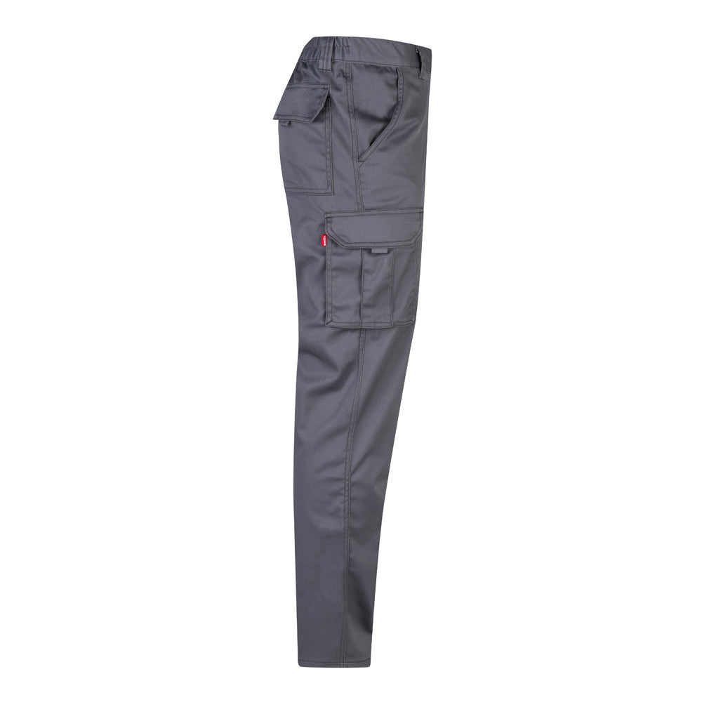 VL PAN. Calças stretch multibolsos (290g/m²), em algodão (46%), EME (38%) e poliéster (16%)