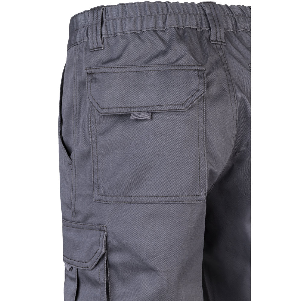 VL PAN. Calças stretch multibolsos (290g/m²), em algodão (46%), EME (38%) e poliéster (16%)