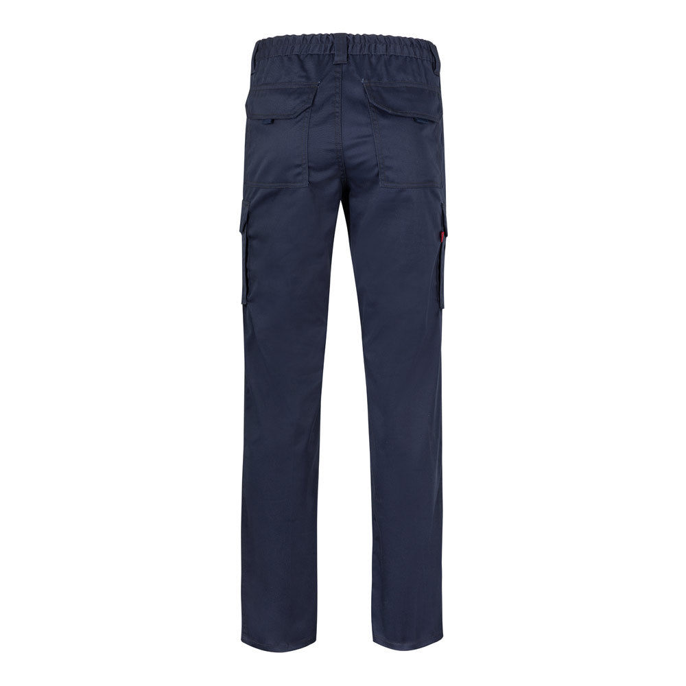 VL PAN. Calças stretch multibolsos (290g/m²), em algodão (46%), EME (38%) e poliéster (16%)