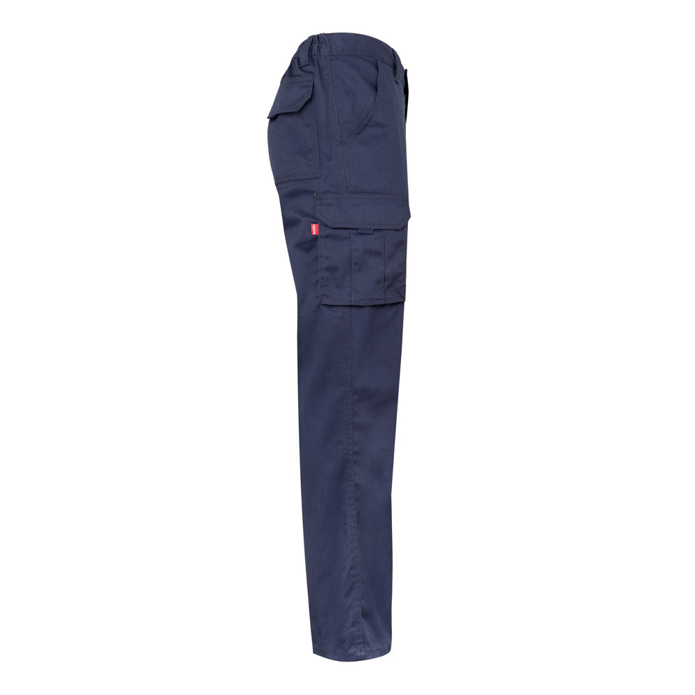 VL PAN. Calças stretch multibolsos (290g/m²), em algodão (46%), EME (38%) e poliéster (16%)