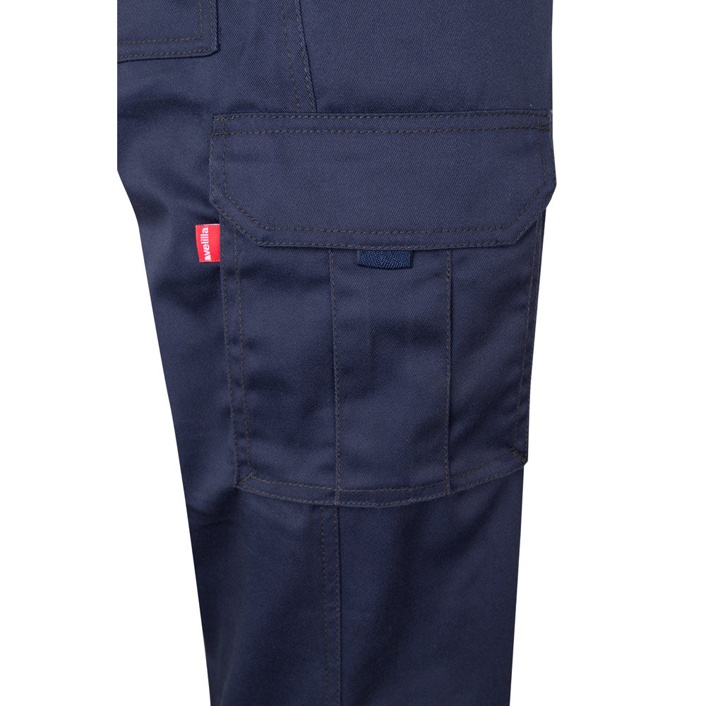 VL PAN. Calças stretch multibolsos (290g/m²), em algodão (46%), EME (38%) e poliéster (16%)