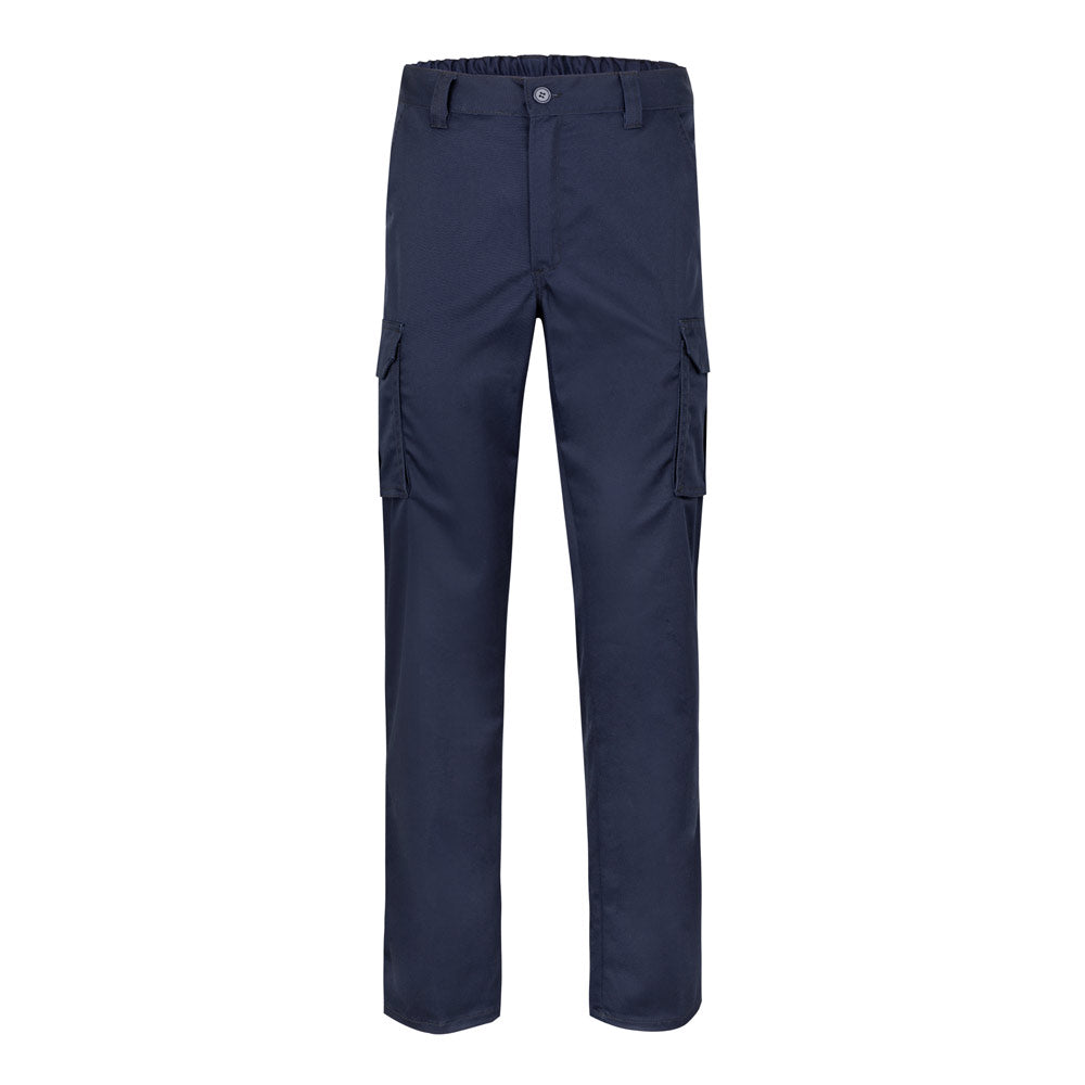 VL PAN. Calças stretch multibolsos (290g/m²), em algodão (46%), EME (38%) e poliéster (16%)