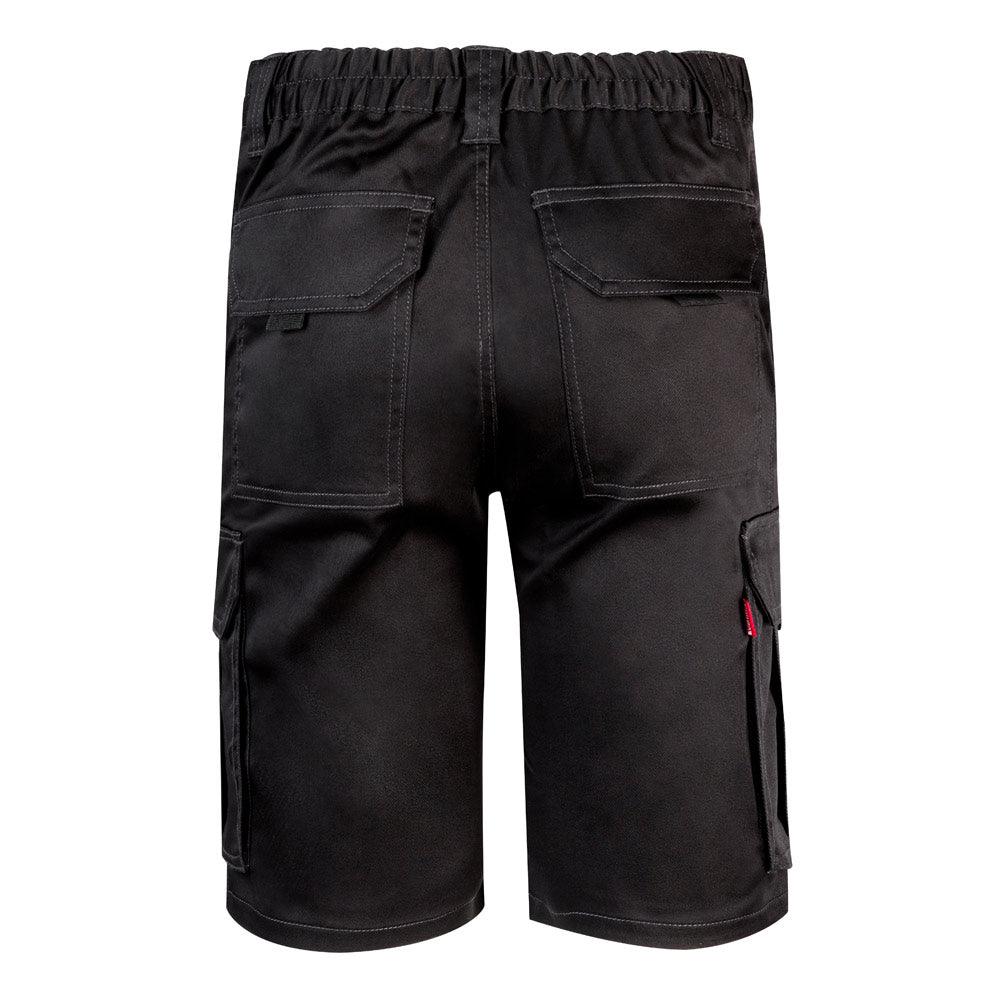 VL HEBE. Bermudas stretch multibolsos (240g/m²), em algodão (46%), EME (38%) e poliéster (16%)