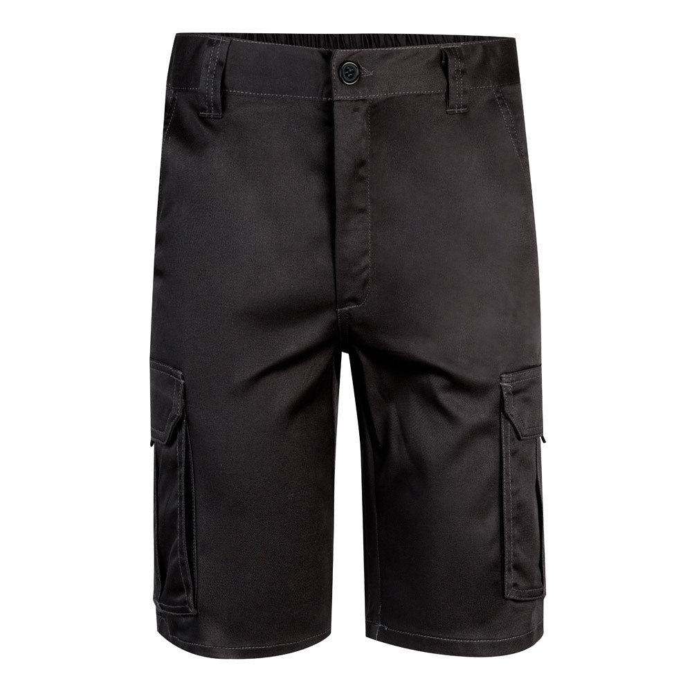 VL HEBE. Bermudas stretch multibolsos (240g/m²), em algodão (46%), EME (38%) e poliéster (16%)