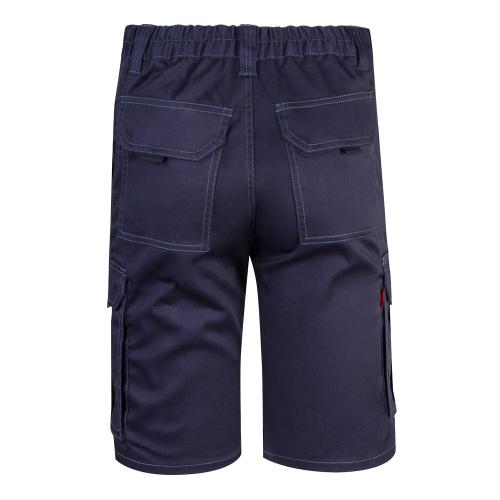 VL HEBE. Bermudas stretch multibolsos (240g/m²), em algodão (46%), EME (38%) e poliéster (16%)