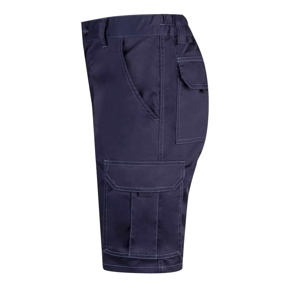 VL HEBE. Bermudas stretch multibolsos (240g/m²), em algodão (46%), EME (38%) e poliéster (16%)