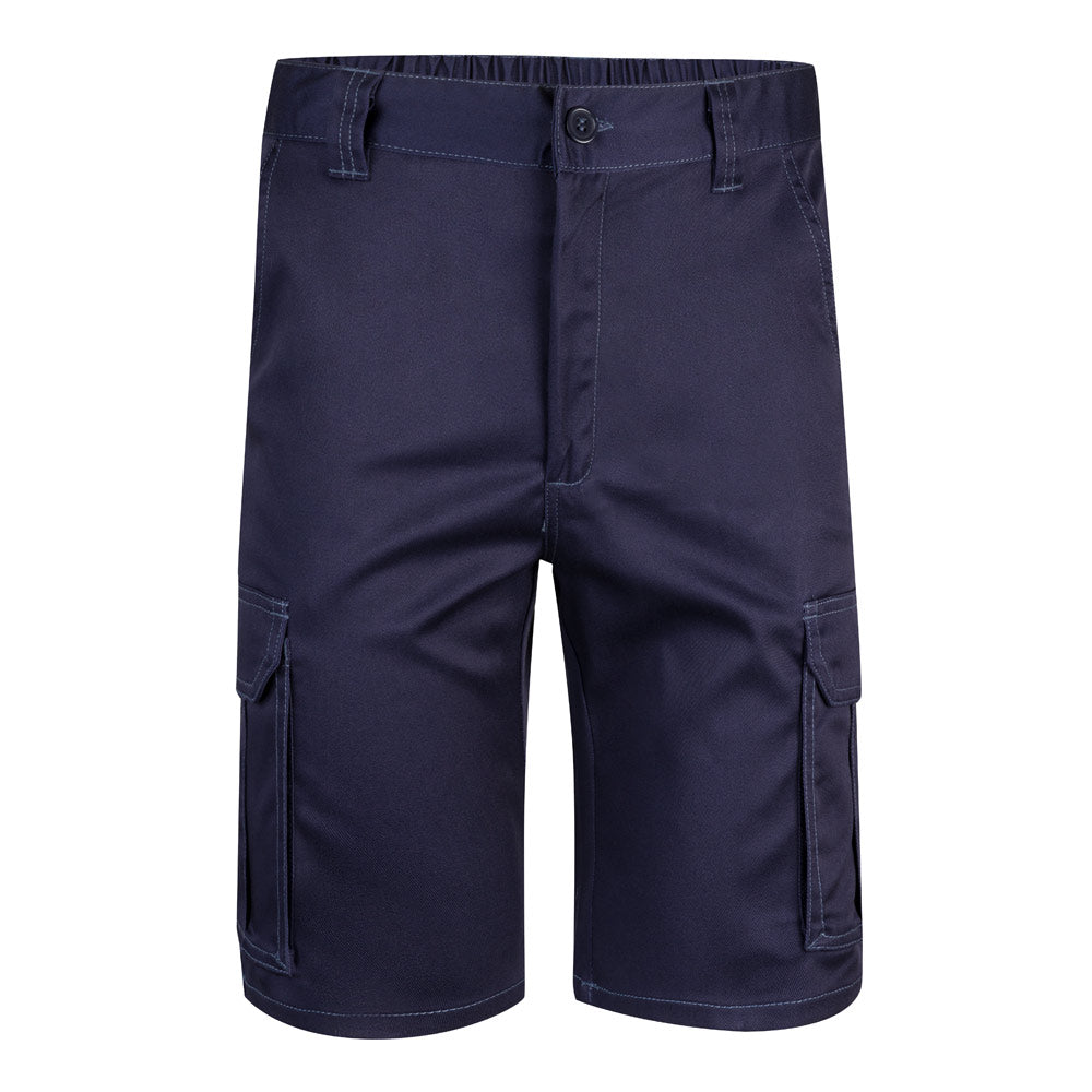 VL HEBE. Bermudas stretch multibolsos (240g/m²), em algodão (46%), EME (38%) e poliéster (16%)