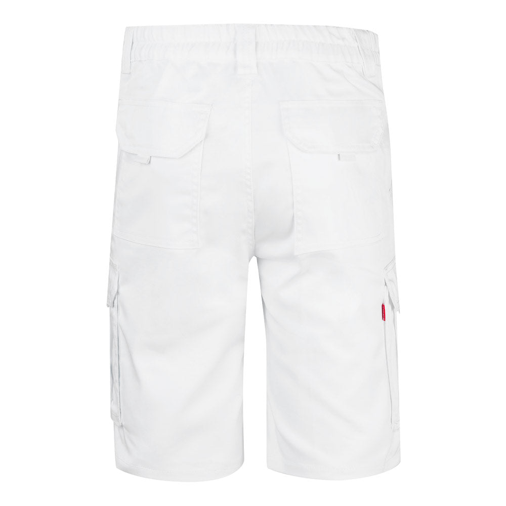 VL HEBE. Bermudas stretch multibolsos (240g/m²), em algodão (46%), EME (38%) e poliéster (16%)