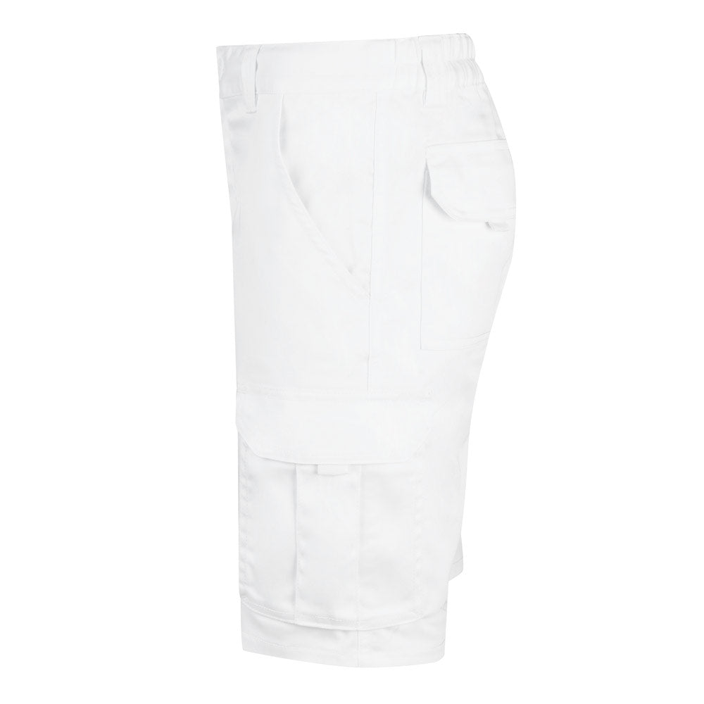 VL HEBE. Bermudas stretch multibolsos (240g/m²), em algodão (46%), EME (38%) e poliéster (16%)