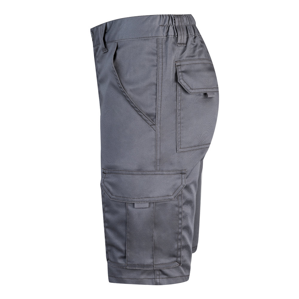 VL HEBE. Bermudas stretch multibolsos (240g/m²), em algodão (46%), EME (38%) e poliéster (16%)