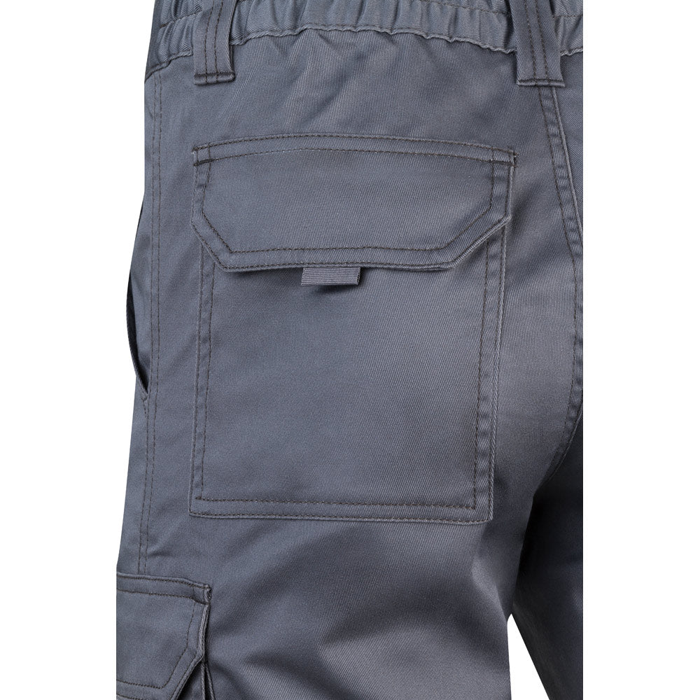 VL HEBE. Bermudas stretch multibolsos (240g/m²), em algodão (46%), EME (38%) e poliéster (16%)