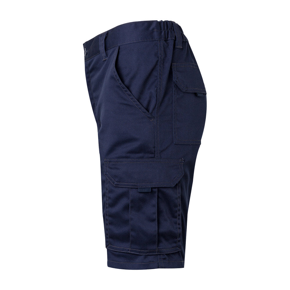 VL HEBE. Bermudas stretch multibolsos (240g/m²), em algodão (46%), EME (38%) e poliéster (16%)