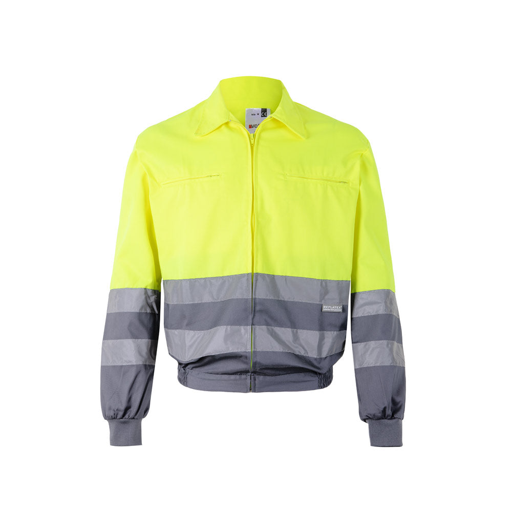 VL NEPTUNE LARGE. Casaco bicolor de sarja (210g/m²) em poliéster (80%) e algodão (20%)