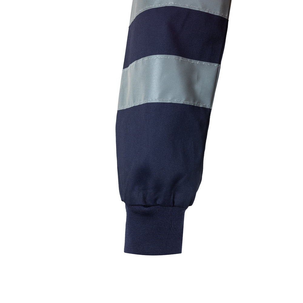 VL NEPTUNE LARGE. Casaco bicolor de sarja (210g/m²) em poliéster (80%) e algodão (20%)