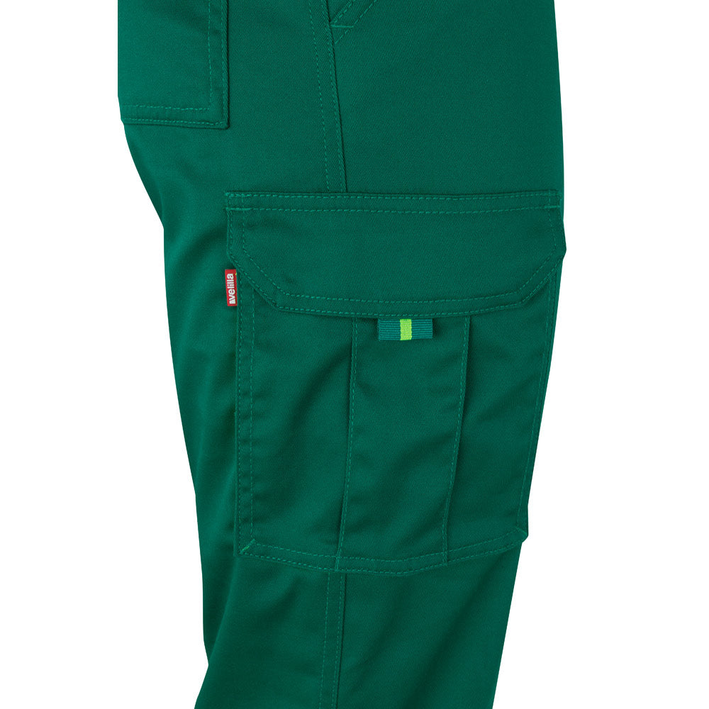 VL ZEUS LARGE. Calças stretch bicolor multibolsos (240g/m²), em algodão (46%), EME (38%) e poliéster (16%)