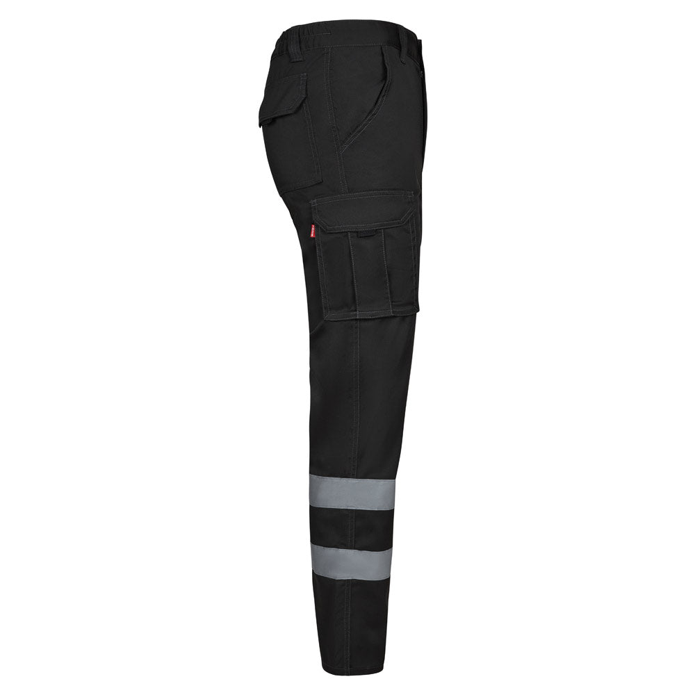 VL DIONYSUS. Calças stretch multibolsos (240g/m²), em algodão (46%), EME (38%) e poliéster (16%)