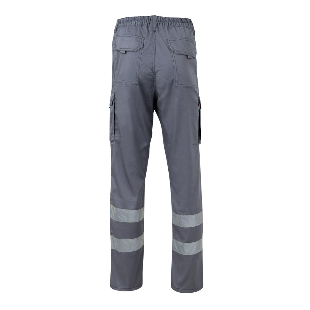 VL DIONYSUS. Calças stretch multibolsos (240g/m²), em algodão (46%), EME (38%) e poliéster (16%)