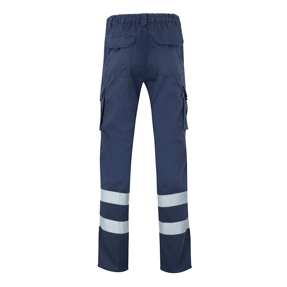 VL DIONYSUS. Calças stretch multibolsos (240g/m²), em algodão (46%), EME (38%) e poliéster (16%)
