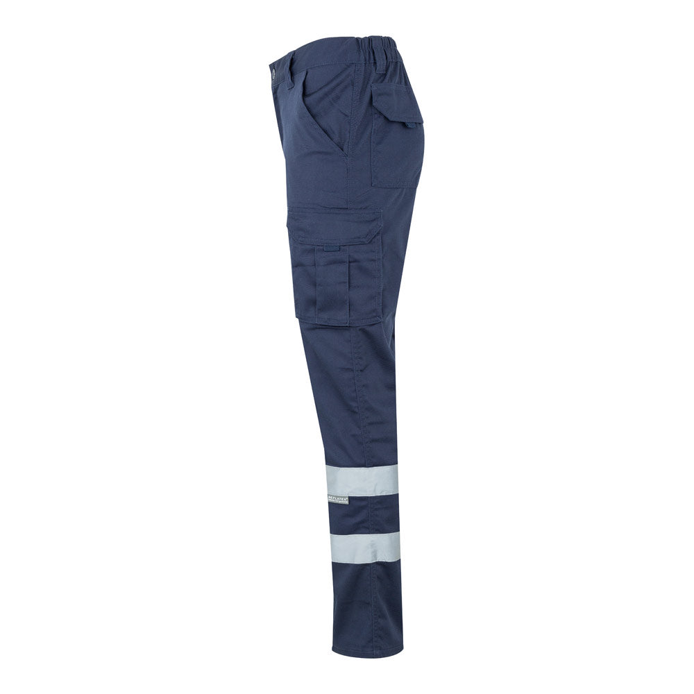 VL DIONYSUS. Calças stretch multibolsos (240g/m²), em algodão (46%), EME (38%) e poliéster (16%)