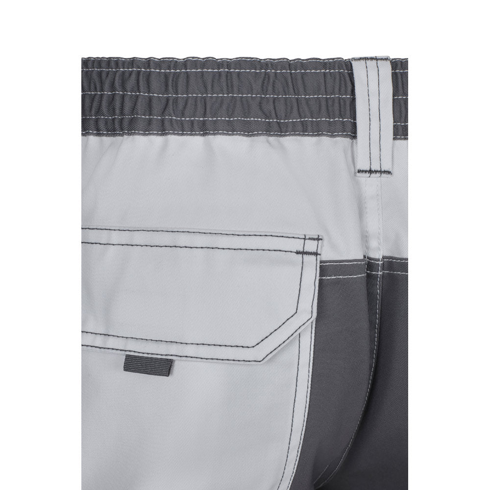 VL NJORD. Calças bicolor em sarja multibolsos (240 g/m²), em algodão (35%) e poliéster (65%)