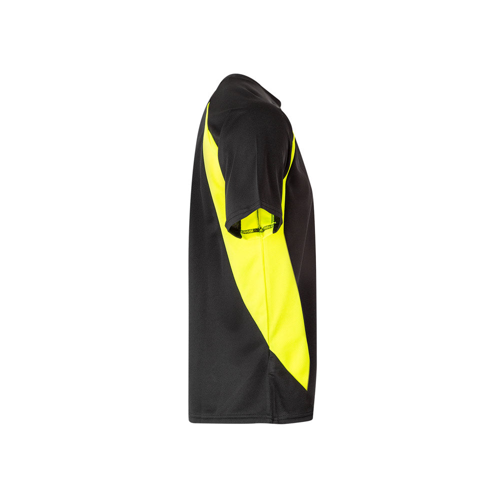 VL SLAYER. T-shirt técnica bicolor bird-eye (160g/m²), em poliéster (100%)