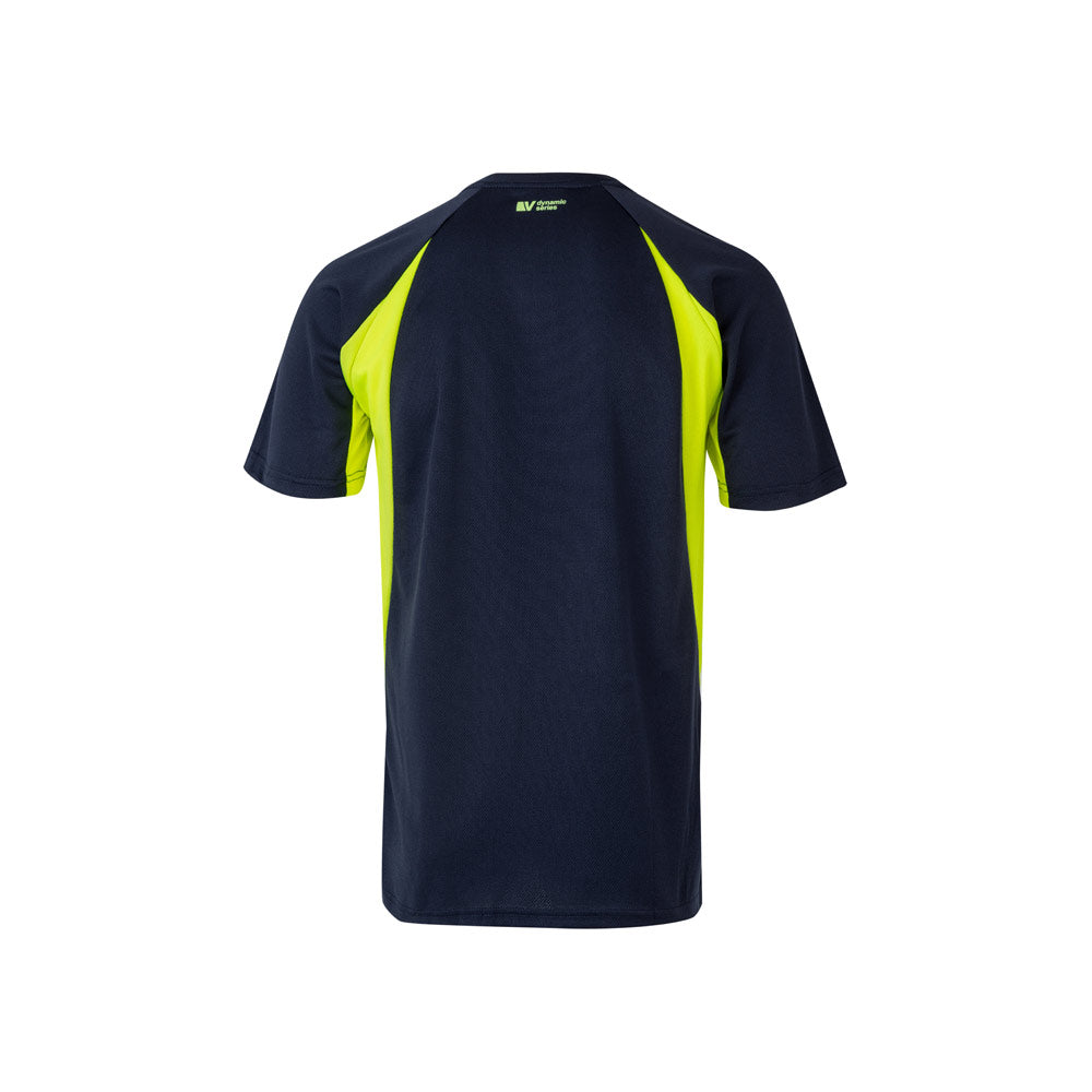 VL SLAYER. T-shirt técnica bicolor bird-eye (160g/m²), em poliéster (100%)
