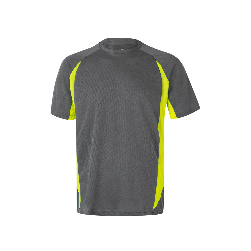 VL SLAYER. T-shirt técnica bicolor bird-eye (160g/m²), em poliéster (100%)