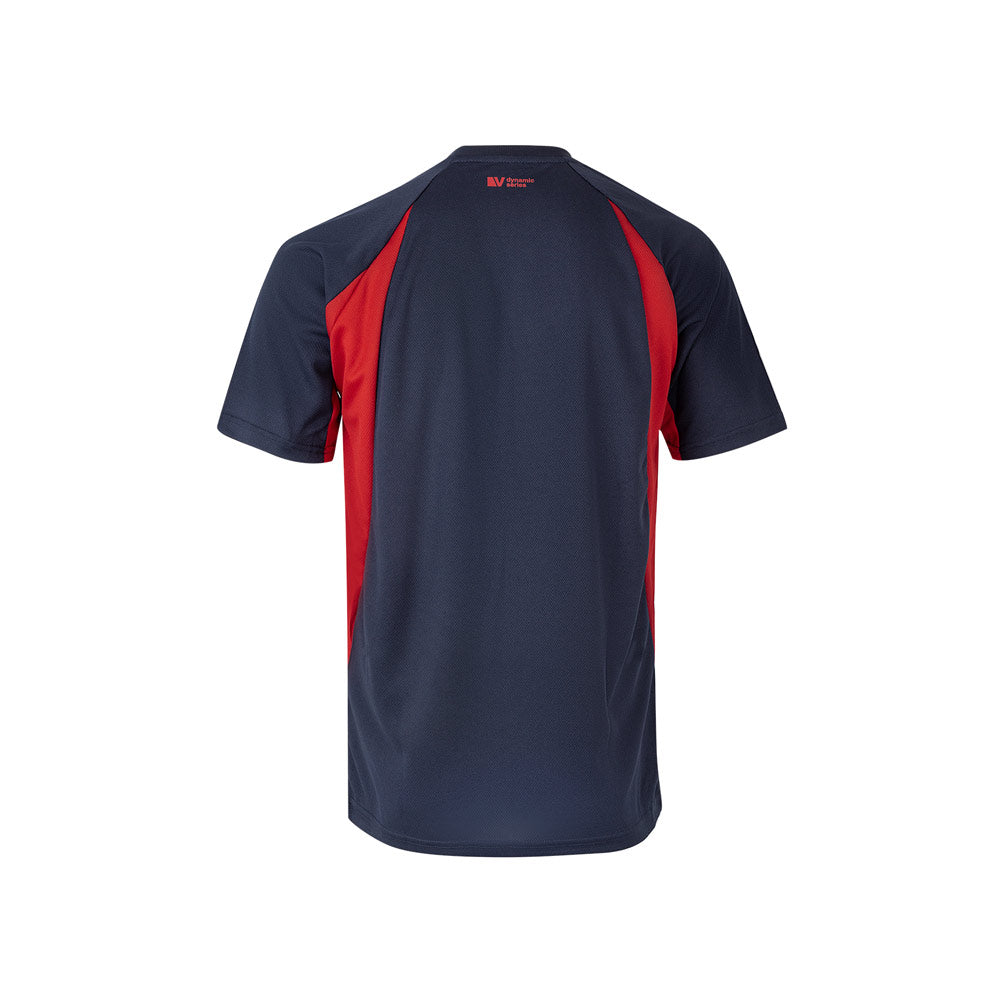 VL SLAYER. T-shirt técnica bicolor bird-eye (160g/m²), em poliéster (100%)