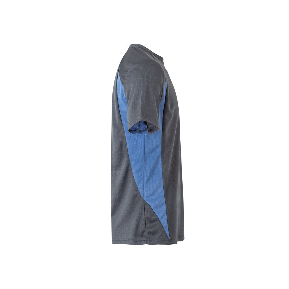 VL SLAYER. T-shirt técnica bicolor bird-eye (160g/m²), em poliéster (100%)