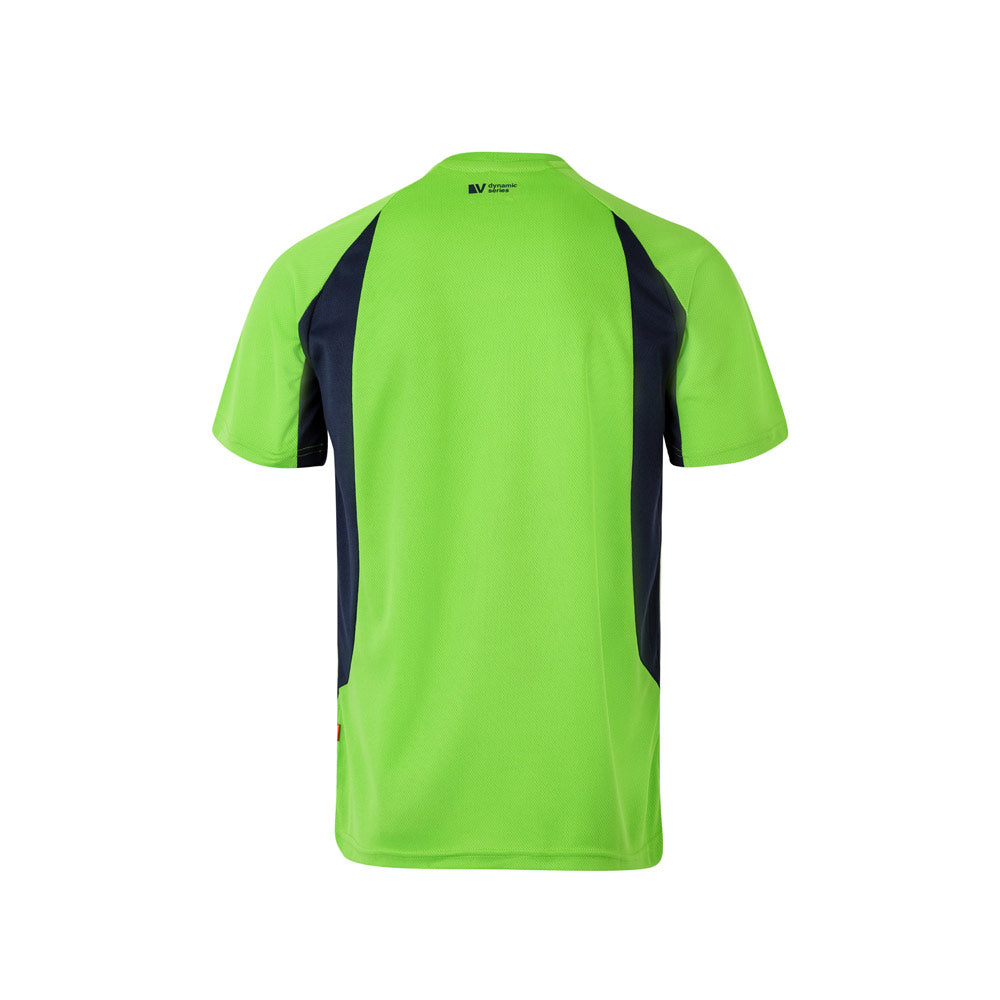 VL SLAYER. T-shirt técnica bicolor bird-eye (160g/m²), em poliéster (100%)