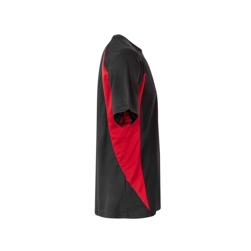 VL SLAYER. T-shirt técnica bicolor bird-eye (160g/m²), em poliéster (100%)