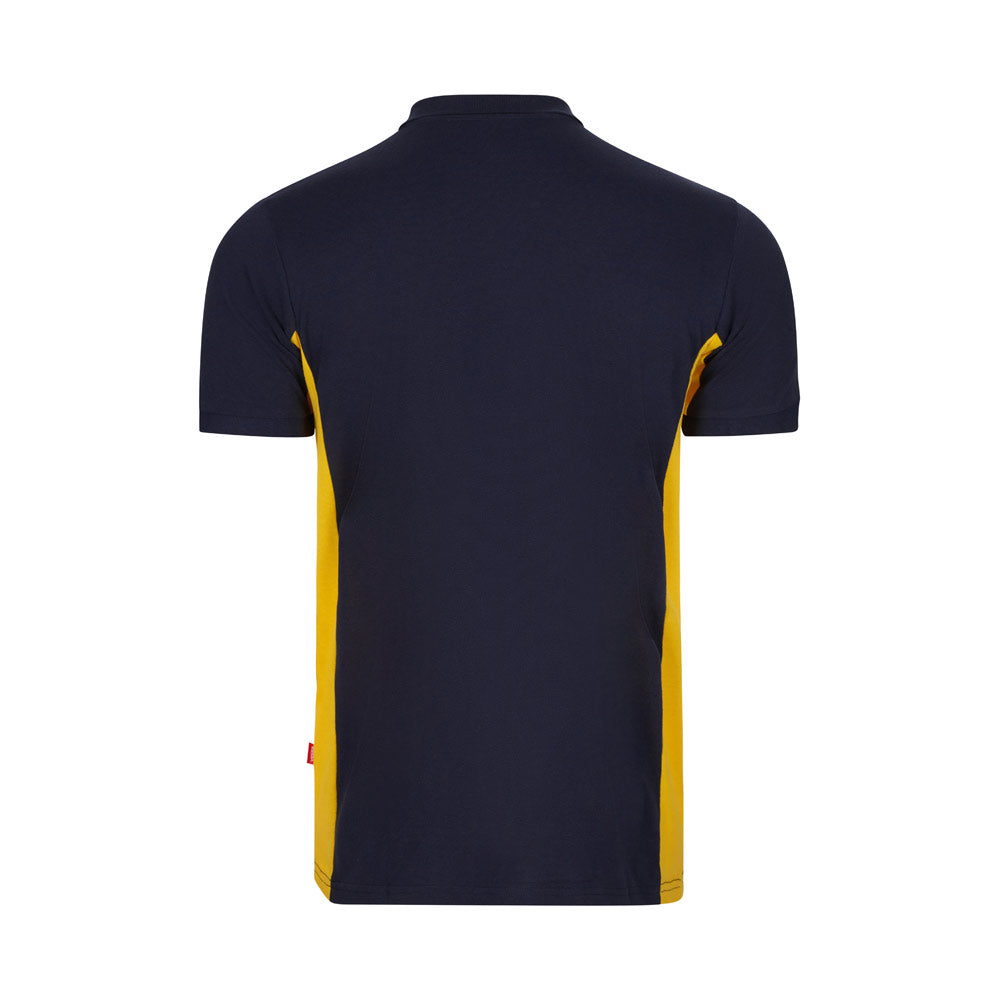 VL SUPAY. Polo piqué bicolor (180g/m²) manga curta, em algodão (60%) e poliéster (40%)
