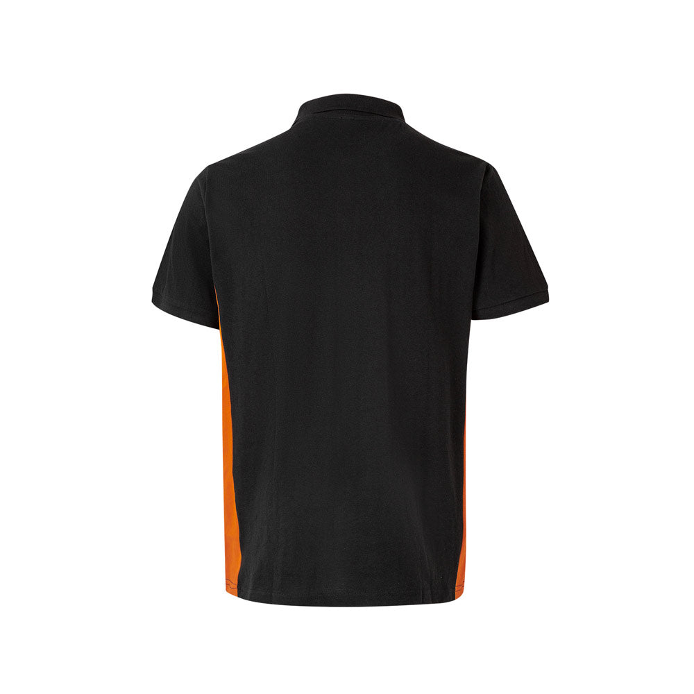 VL SUPAY. Polo piqué bicolor (180g/m²) manga curta, em algodão (60%) e poliéster (40%)