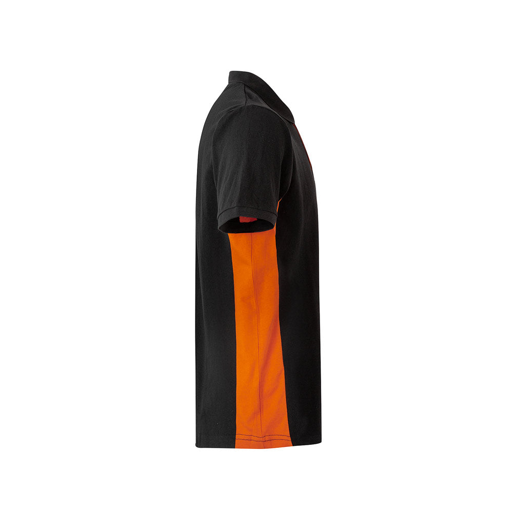 VL SUPAY. Polo piqué bicolor (180g/m²) manga curta, em algodão (60%) e poliéster (40%)