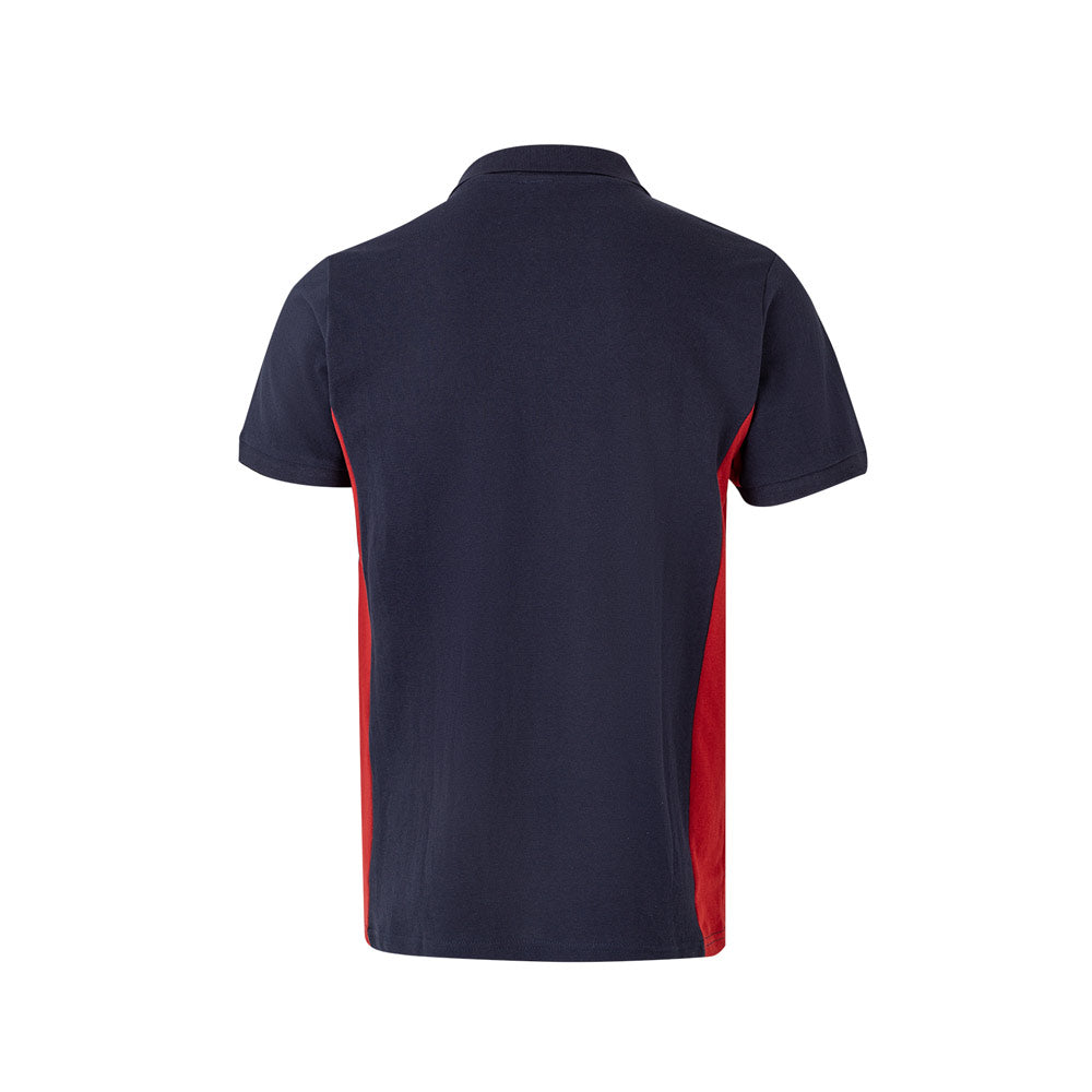 VL SUPAY. Polo piqué bicolor (180g/m²) manga curta, em algodão (60%) e poliéster (40%)