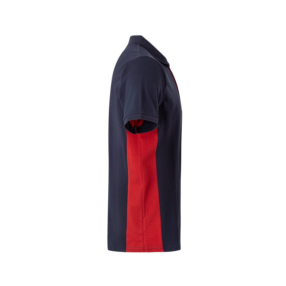 VL SUPAY. Polo piqué bicolor (180g/m²) manga curta, em algodão (60%) e poliéster (40%)