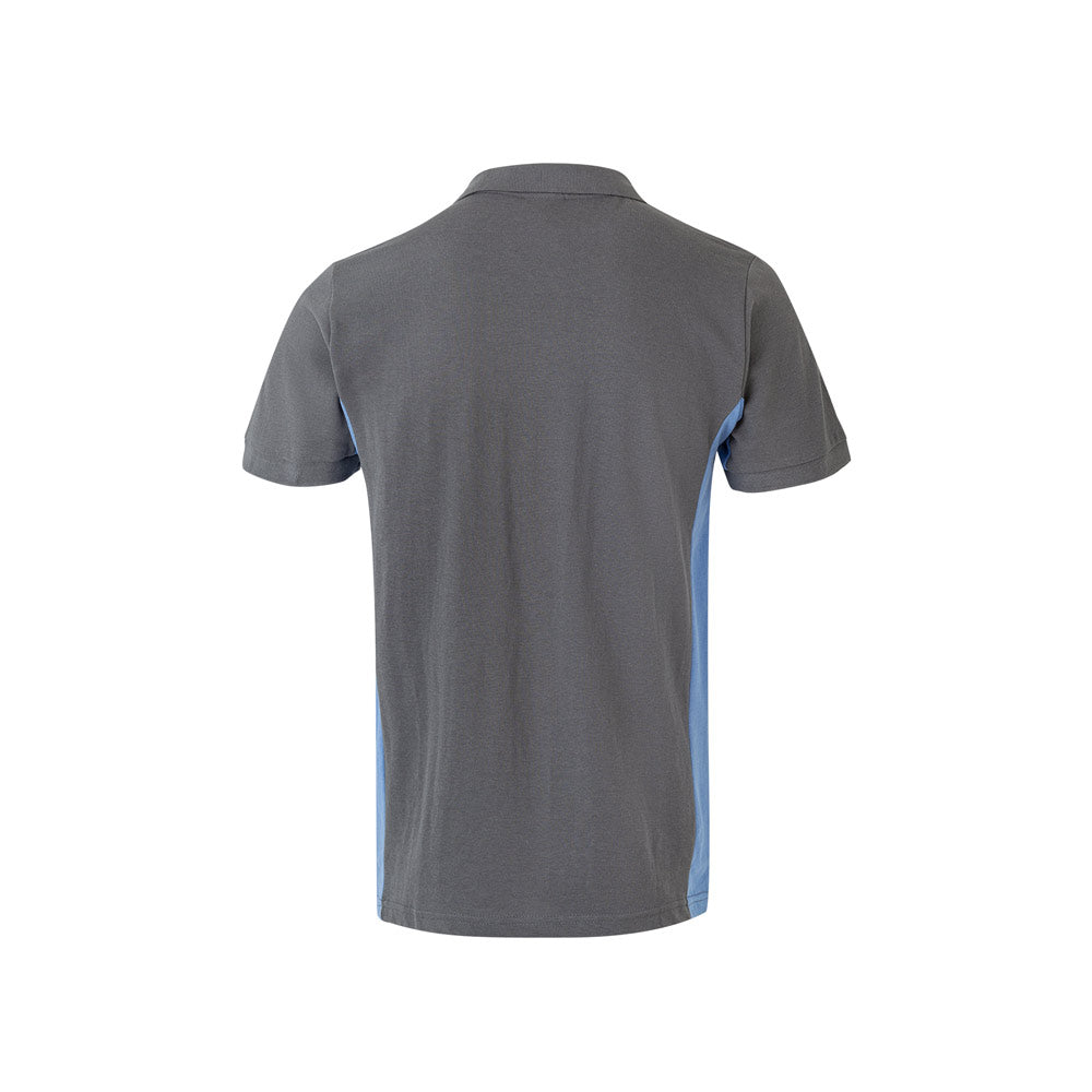 VL SUPAY. Polo piqué bicolor (180g/m²) manga curta, em algodão (60%) e poliéster (40%)