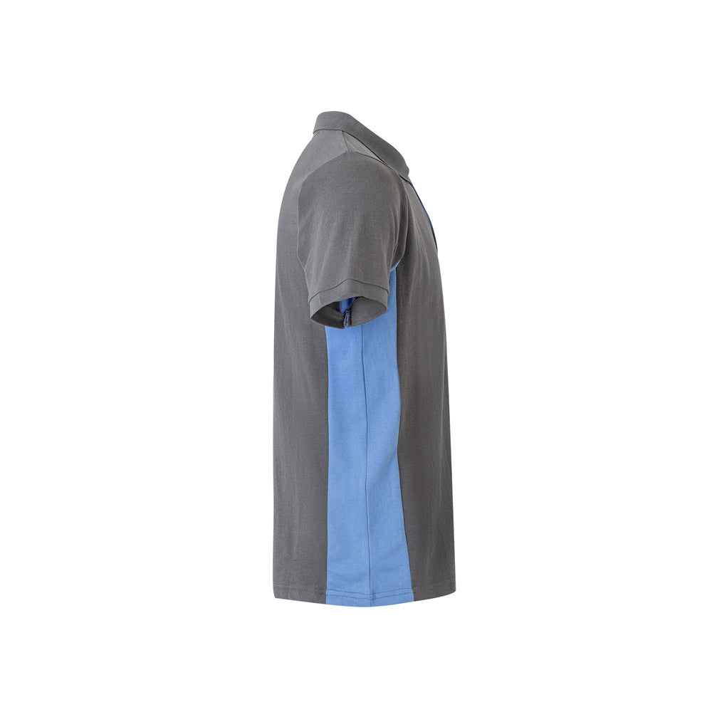 VL SUPAY. Polo piqué bicolor (180g/m²) manga curta, em algodão (60%) e poliéster (40%)