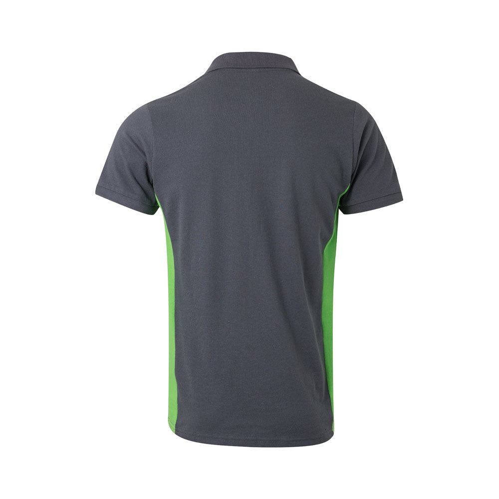 VL SUPAY. Polo piqué bicolor (180g/m²) manga curta, em algodão (60%) e poliéster (40%)