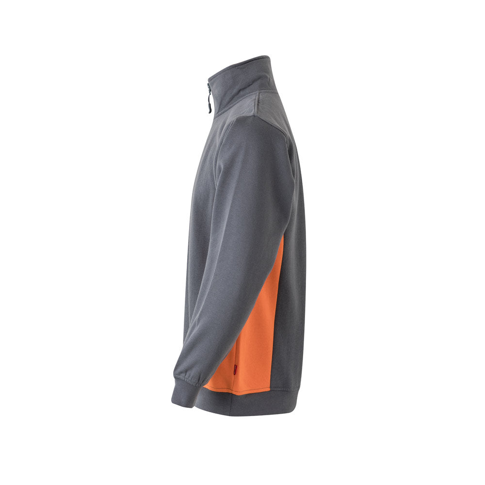 VL SVAROG. Sweatshirt de felpo bicolor (260g/m²), em poliéster (65%) e algodão (35%)