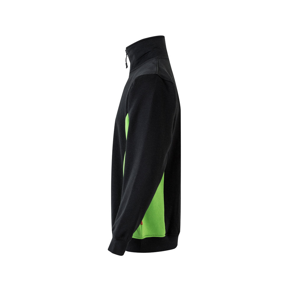 VL SVAROG. Sweatshirt de felpo bicolor (260g/m²), em poliéster (65%) e algodão (35%)